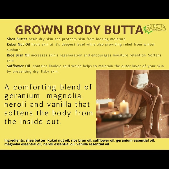 ❌SOLD OUT❌ Grown Body Butta 3oz - Picture 2 of 2